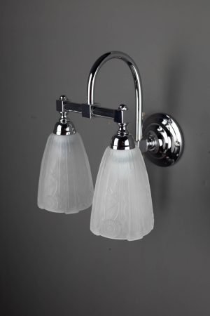 Wandlamp Dubbele bocht strak met Stars